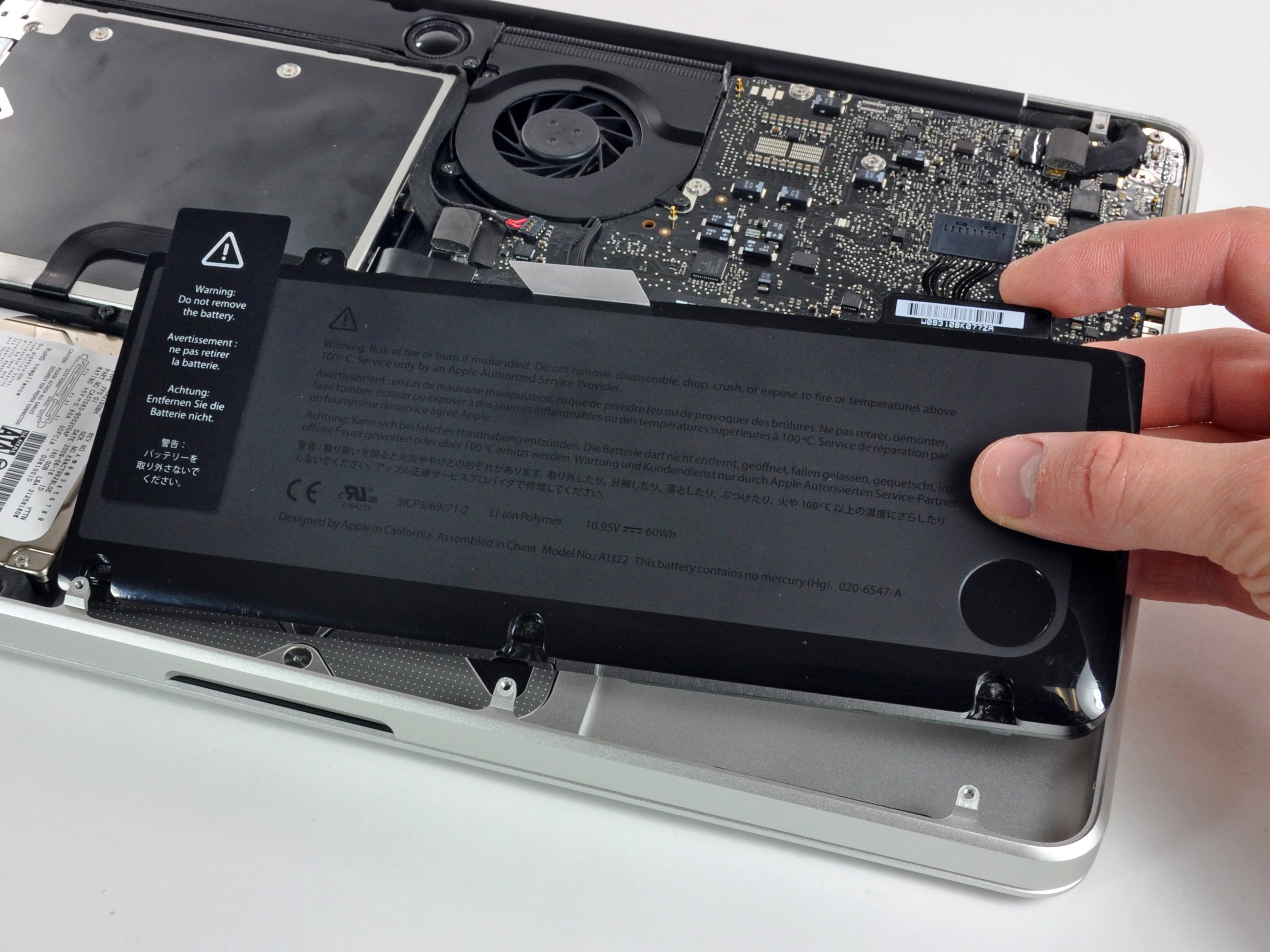 Remove Battery Macbook Pro 2012 enterprisefasr